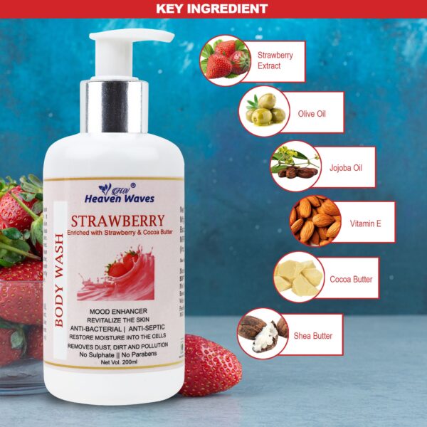 strawberry body wash ingredients