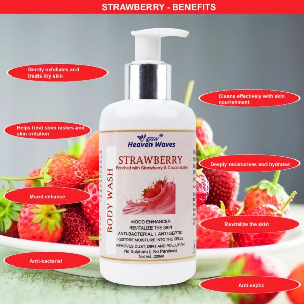 strawberry body wash benefits