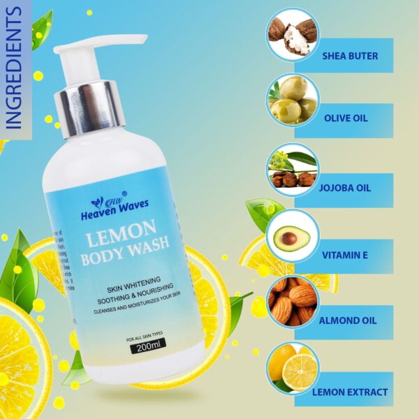 Lemon body wash