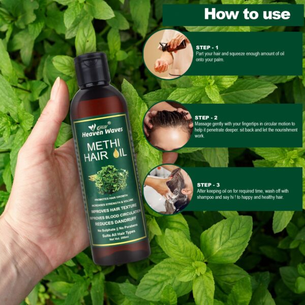 methi hair oil how to use