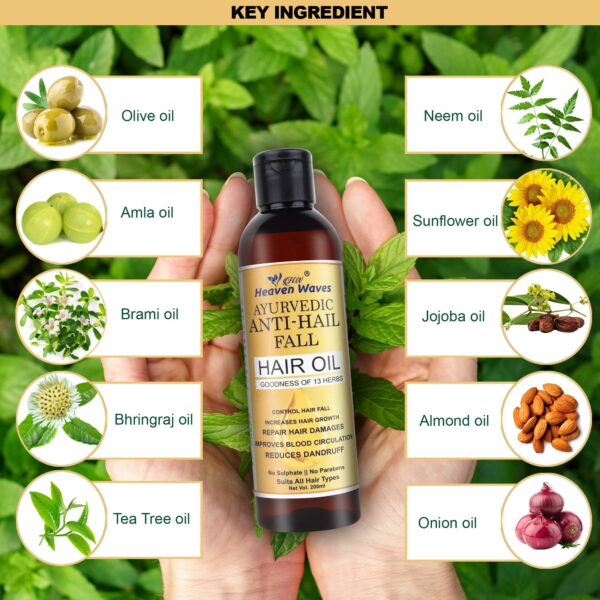 anti hair fall hair oil ingredients