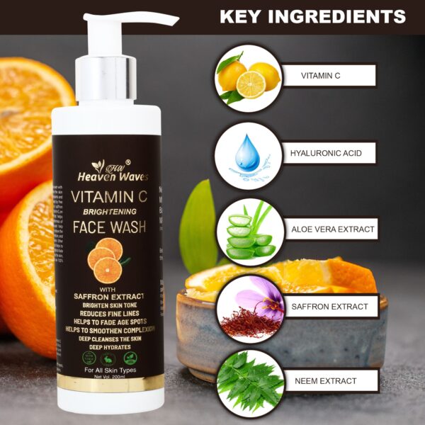 vitamin c face wash benefits key ingredients