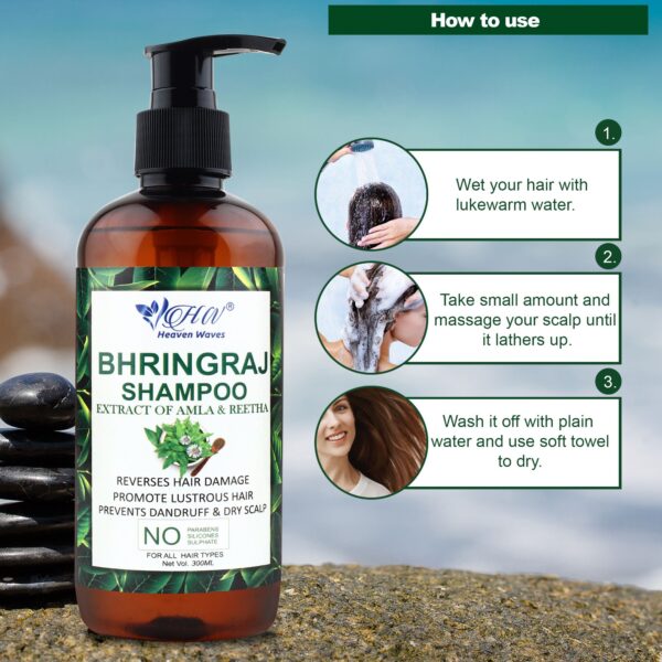 bhringraj shampoo how to use direction