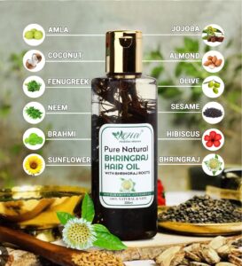 Key ingredients of bhringraj hair oil