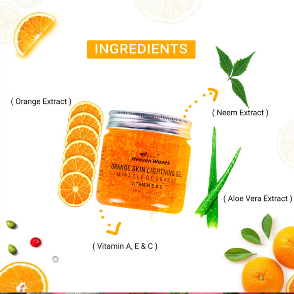 Orange face gel ingredients