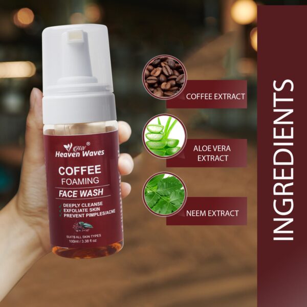 coffee foaming face wash ingredients