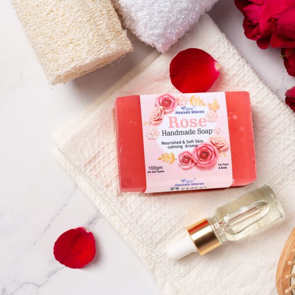 Rose handamde soap