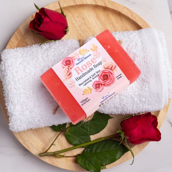 Rose handamde soap