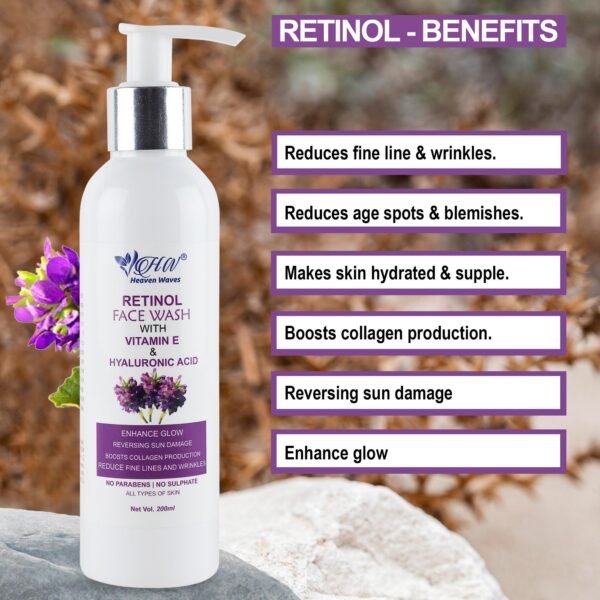 retinol face wash 200ml benefits