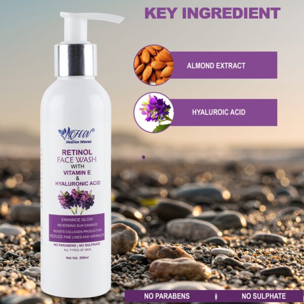 retinol face wash 200ml key ingredients