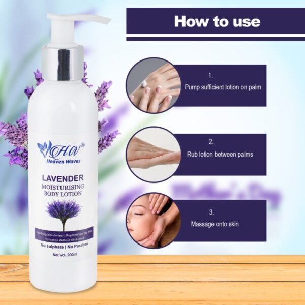 Lavender body lotion how to use