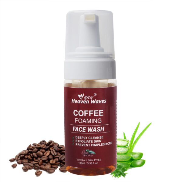 Coffe foaming face wash